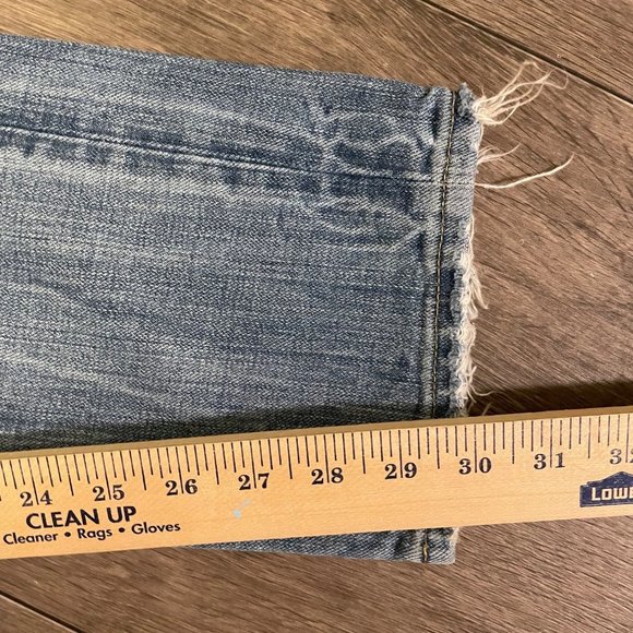 American Eagle Men's Jeans Size 28x32 Slim Starlight Distressed Blue Jeans Denim - Picture 8 of 8